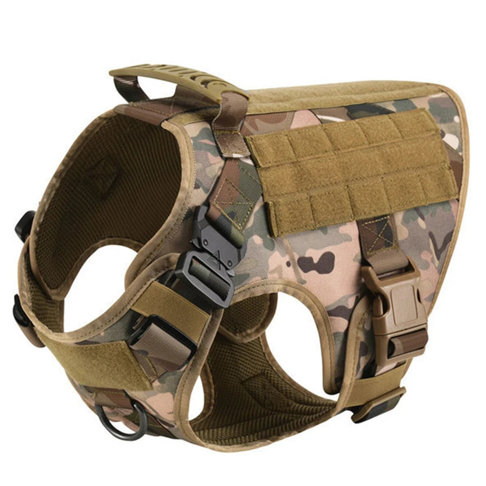 Military Large Dog Harness Pet German Shepherd Malinois Training Vest Tactical Medium Dog Harnesses Hunting for Dogs Accessories